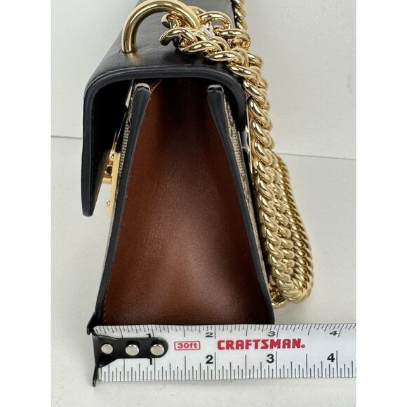 Gucci GG Supreme Padlock Small Shoulder Bag Brown and Black B-6 - Picture 16 of 16